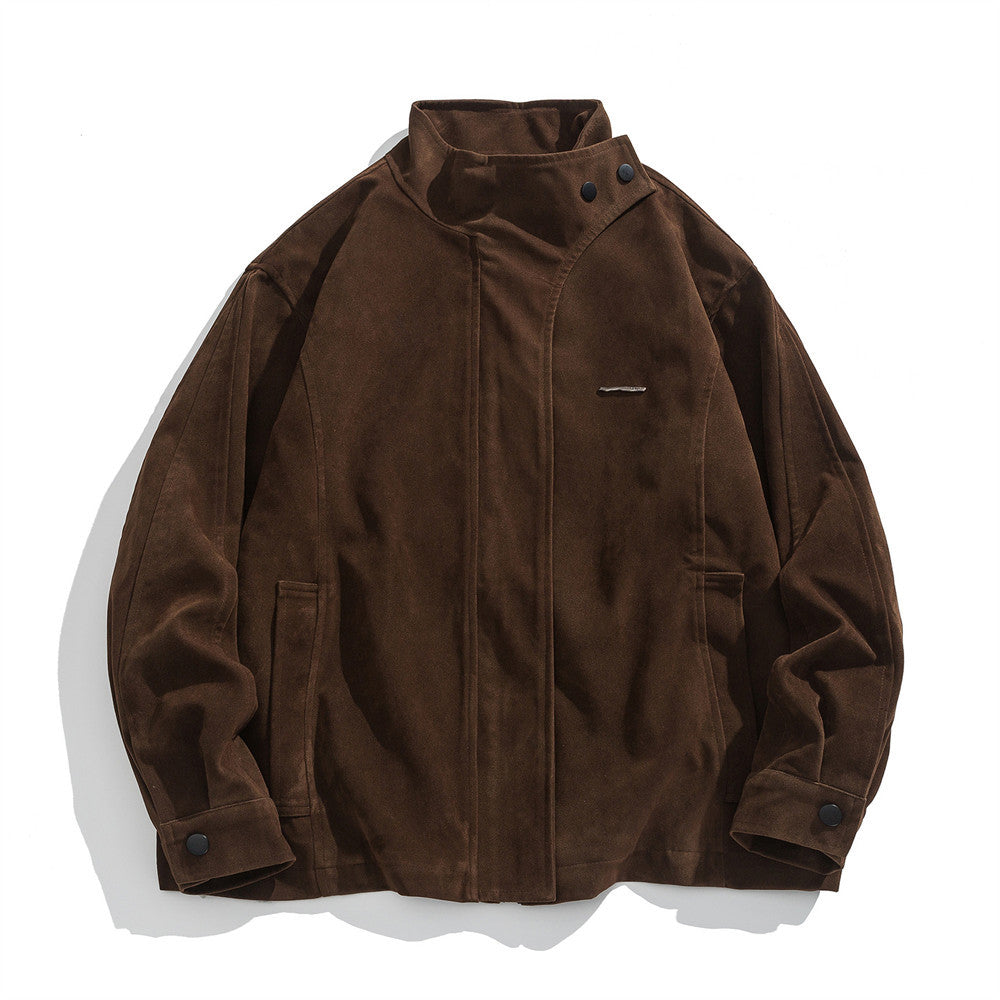 Stand collar workwear jacket