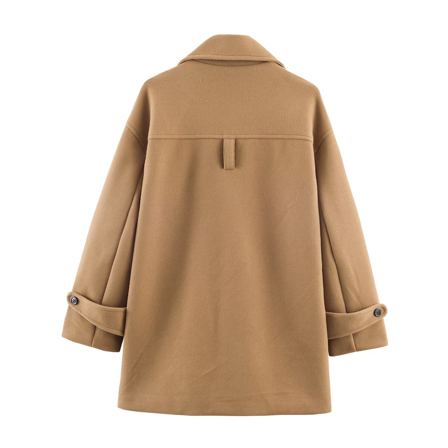 Commuting style blended loose coat jacket
