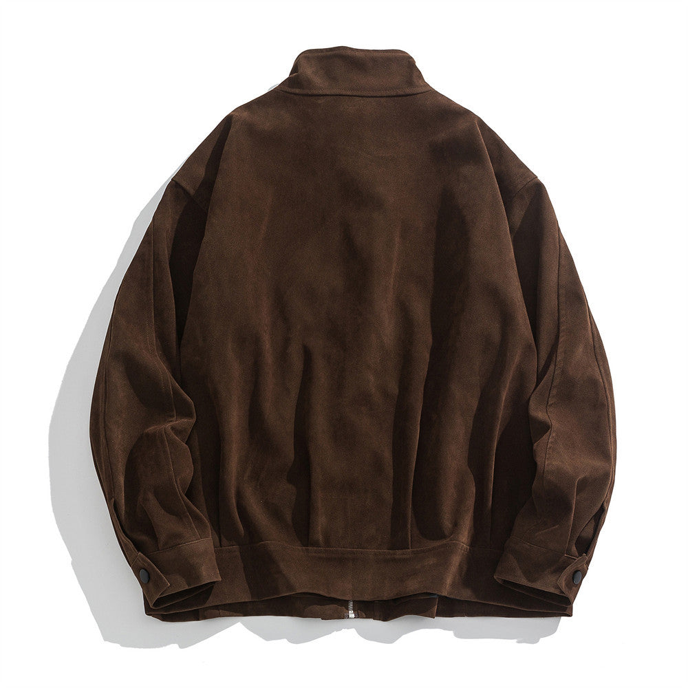 Stand collar workwear jacket