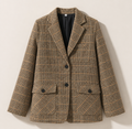 Commuter Thousand Bird plaid suit jacket