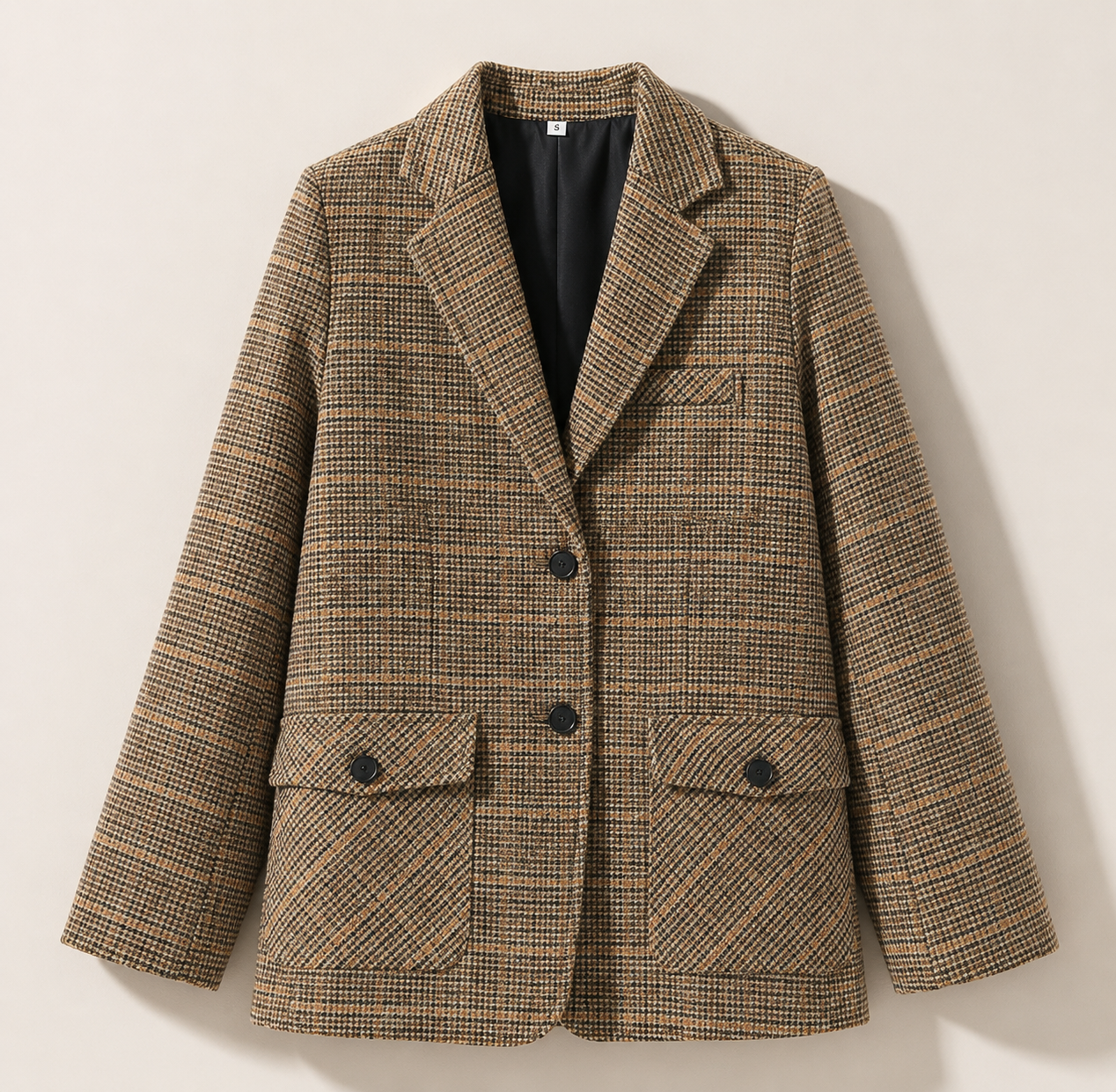 Commuter Thousand Bird plaid suit jacket