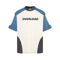 Color blocked patchwork short sleeved t-shirt